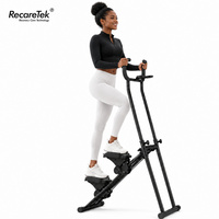 Equipo de Ejercicio Multifuncional, Máquina de Step para Fitness, Equipo de Ejercicio para Mujeres, Superficie Antideslizante Resistente, Herramienta para Piernas