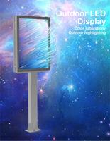 Écran d'affichage vidéo LED pour lampadaire, prix de gros, écran publicitaire LED extérieur étanche en forme de T