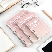 Carnet à spirale sur mesure avec intercalaires, index multicolores pour l'école, les étudiants et les fournitures de bureau