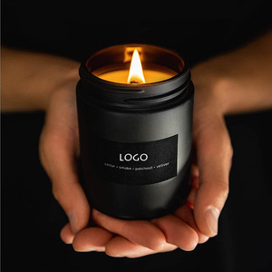 Luxury Candle Jars Embossed Glass Wedding Favors Glass Candle Jars Candle Glass with Lid