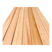 Panneaux muraux intérieurs en cèdre rouge occidental canadien pour sauna, plafond anti-corrosion
