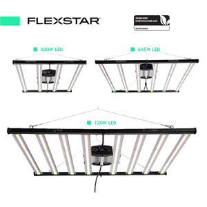 Flexstar Reembolso disponible de la compañía eléctrica local 720 Watt Pro Full Spectrum LED Grow Light Bars - Product Image 5