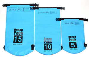 JTRDA حقيبة تجفيف مقاومة للماء مخصصة بشعار 500D من مادة الكلوريد متعدد الفينيل للتجديف والتزلج والتزلج على المحيط - Product Image 3