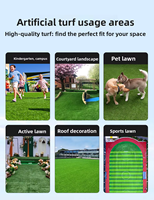Tapis d'herbe artificielle PP+PE 30MM pour balcon, décoration extérieure, pliable, portable, durable, fausse pelouse, carrelage, bricolage, mariage