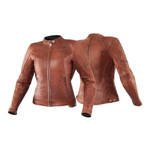 Vestes de moto en cuir d'agneau véritable pour femmes, respirantes, longues fermetures à glissière, mode extérieure, course - Product Image 3