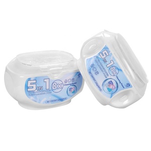Manufacturer Wholesale OEM ODM Bulk Disposable Liquid <b>Gel</b> 5in1Laundry Detergent Capsules Pods Stain <b>Removal</b> Soap Washing Clothes - Product Image 1