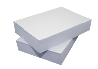 Papier copie A4 80 g/m² haute luminosité CIE, fabriqué en Chine par une usine OEM, emballage personnalisé 500 feuilles/rame, 5 rames/boîte