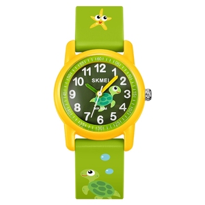 Montre à quartz Skmei pour enfants, tendance, étanche 50 m, boîtier en PC, silencieuse, pour étudiants, chiffres arabes, cadran à aiguilles, batterie 3 ans - Product Image 6