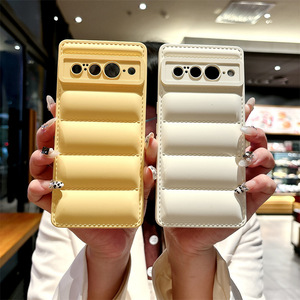 Ốp điện thoại mềm mại kiểu áo phao bằng silicon cho <span class=keywords><strong>Google</strong></span> <span class=keywords><strong>Pixel</strong></span> 3 4 5 6 7 8 Pro 8A - Mẫu mới, thời trang - Product Image 3