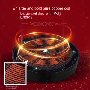Estufa de olla de arcilla redonda con Control táctil eléctrica portátil, cocina infrarroja de calentamiento por inducción alimentada por batería para uso en cocina - Product Image 5
