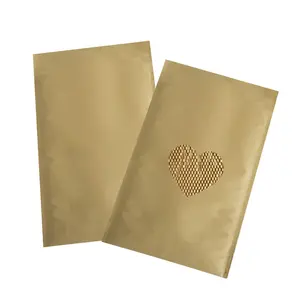 Shipping Envelope No Plastic Eco-Friendly 100% Recyclable Padded Envelopes Honeycomb Kraft Mailer For Shipping