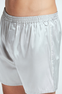 Calzoncillos bóxer de seda a la moda para hombre 100% patrón de estampado de seda pura XL pijamas de talla grande Batas para adultos calzoncillos de Albornoz perfectos - Product Image 4