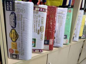 35/36" White <strong>Tetron</strong> <strong>Fabric</strong> Roll - Product Image 2