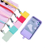 Sangle de téléphone portable universelle en nylon satiné et polyester, avec mousqueton, écologique, durable et légère