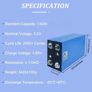 Grado a 12C 130Ah 3,2 V Batería de energía de fosfato de hierro y litio 12C a 30s Vehículos eléctricos, bicicletas eléctricas, scooters - Product Image 3