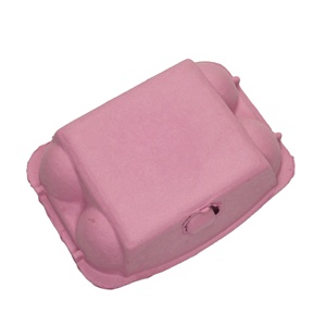 Carton à œufs en gros, une demi-dizaine de papier coloré vide pâques 6 oeufs en carton emballage recyclage - Product Image 4