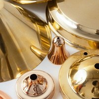 Custom Brass Cone Metal Spinning Parts Precision Formed Components For Lighting Decoration