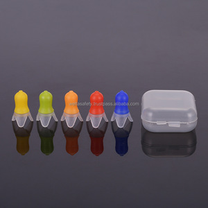 Tapones de silicona reutilizables de seguridad para oídos, marca Welta OEM, para reducción de ruido en viajes y vuelos. - Product Image 1