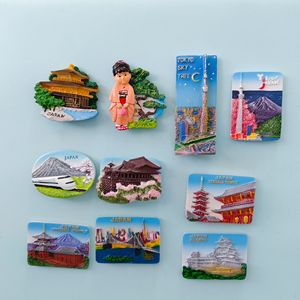 <span class=keywords><strong>Asia</strong></span> City Japón refrigerador imán viaje recuerdo resina magnética fabricante al por mayor punto hecho a mano creativo - Product Image 2