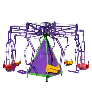 중국 공급 업체 Funfair 유치 공원 계획 비행 스윙 의자 타고 재미 공원 장비