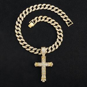 ההיפ הופ של גברים חמוצים שרשרת שרשרת חוליות שרשרת שרשרת חוליות שרשרת שרשרת שרשרת חוליות שרשרת שרשרת תליון זהב - Product Image 3