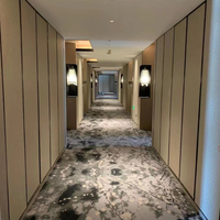 80% lana 20% nylon 5 estrellas Hotel Axminster impresión personalizada pasillo pared a pared pasillo Hotel vestíbulo alfombra