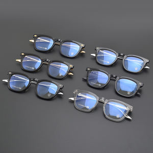 CH8109 Titane Acétate Lunettes Durable Or Argent Noir Transparent Lecture École <span class=keywords><strong>De</strong></span> Luxe Hommes Prescription Lunettes <span class=keywords><strong>Cadre</strong></span> - Product Image 2