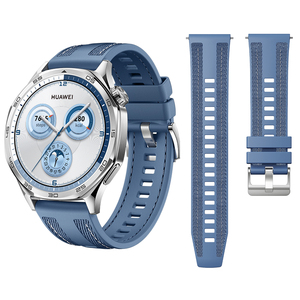 22mm Silicone + nylon cinturino a sgancio rapido cinturino in Silicone e Nylon cinturino sportivo per <span class=keywords><strong>Huawei</strong></span> GT5 GT6 46mm - Product Image 1