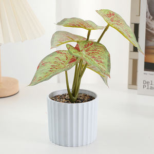 Vaso di piante artificiali <span class=keywords><strong>J4</strong></span> recinzione decorativa esterna casa ufficio pianta verde piccolo vaso all'ingrosso - Product Image 5