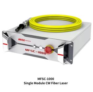 แหล่งกำเนิดเลเซอร์ไฟเบอร์ต่อเนื่อง MAX Laser รุ่นล่าสุด 1000W/2000/3000/6000W สำหรับการตัดด้วยเลเซอร์ - Product Image 2