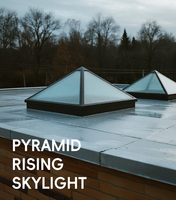 Fenêtre dôme panoramique automatique à ouverture par le haut en aluminium et verre trempé, insonorisée, à haute efficacité énergétique et anti-chaleur, design moderne et personnalisé