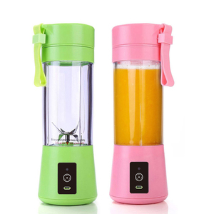 Mini 380ml có thể sạc lại hỗn hợp trái cây vắt Máy xay sinh tố cho nhà Xách tay trái cây máy ép trái cây Máy xay sinh tố Ice Smoothie 6 lưỡi Máy ép trái cây máy xay sinh tố - Product Image 6