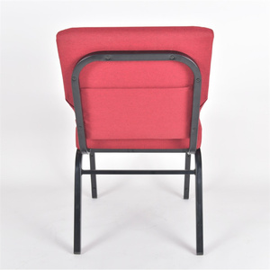 Muestra elegante de silla de iglesia de auditorio gris oscuro reposabrazos asientos azul marino sillas acolchadas para iglesias de metal usadas - Product Image 6