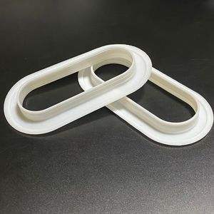 หูหิ้วกล่องพลาสติกทรงรีสีขาวสำหรับบรรจุภัณฑ์กล่อง - Product Image 1