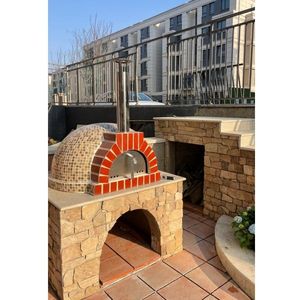 Factory Supplying Large Outdoor Pizza Oven Built-in Ceramic Wood Fire Class a Energy Efficiency - Product Image 3