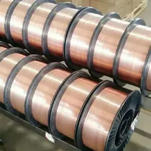 2024 Fábrica de China Soldadura de cobre Alambre de soldadura de cobre Mig Alambre de soldadura sólido Alambre de soldador