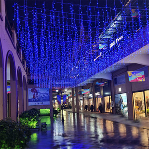 Arbre Led en or pour l'extérieur, fée, autres guirlandes de lumières Icicle de fête, décoration de noël, éclairage de vacances - Product Image 3