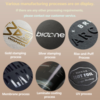 Étiquettes de vêtements en papier écologiques haut de gamme personnalisées, gaufrage, impression UV - Conception de logo professionnelle pour les vêtements de luxe pour femmes et hommes