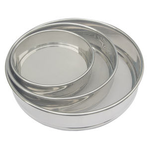 Test de tamis de finesse du ciment Diamètre de laboratoire d'analyse de tamis d'essai de 20 microns 200mm Maille tissée d'acier inoxydable de 300mm - Product Image 2