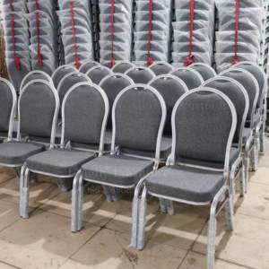 Por Atacado Barato Banqueting Cadeiras Da <span class=keywords><strong>China</strong></span> Empilhável Grey Metal Hotel Restaurante Móveis Crianças Cadeiras para Eventos De Casamento - Product Image 5