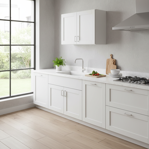 Mobile da Cucina Bianco Stile Shaker Sunique Sydney in MDF, Design Moderno 33x24 Pollici - Product Image 4