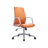 Fauteuil de bureau moderne en cuir PU FoShan, dossier haut avec fonction pivotante, inclinable, repose-pieds, appui-tête et accoudoirs, idéal pour la maison ou les cadres.