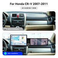Autoradio multimédia Android 15 pour Honda CR-V 2007-2011 avec Carplay et GPS intégré
