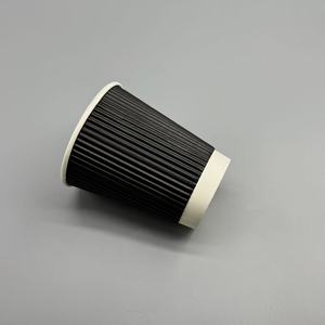 Gobelet en papier jetable blanc à paroi simple, enduit de PE, impression de logo personnalisé, 6-20 oz, pour café, thé, boissons à emporter - Product Image 2