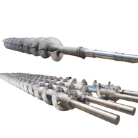 Lame de convoyeur à vis en acier inoxydable 304 et acier au carbone sur mesure, soudée par emboutissage continu, modèle de lame spirale laminée à froid CNC