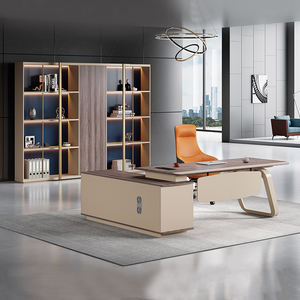 Meubles de bureau pour la maison et le bureau, prix de gros compétitif, bureau de direction en forme de L - Product Image 3