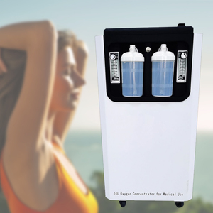 Médical 10 lpm mobile robuste 10 l <span class=keywords><strong>owgels</strong></span> <span class=keywords><strong>concentrateur</strong></span> d'oxygène avec accessoires d'atomisation - Product Image 3