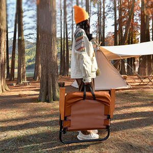 2023 nuevo diseño al aire libre portátil plegable silla de aluminio para la playa senderismo Camping - Product Image 5