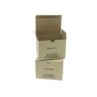 Emballage de parfum cosmétique biodégradable recyclé, boîte à rabat en carton, logo imprimé de haute qualité, boîte en papier kraft