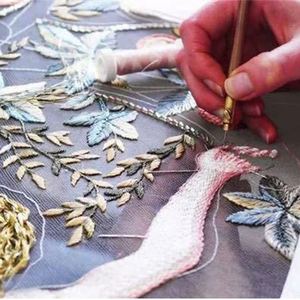 Crochet à tambour en bois avec 3 aiguilles, kit d'outils de couture pour broderie et perlage, pour loisirs créatifs DIY - Product Image 3